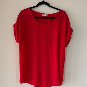 Pleione Scarlet Red Blouse